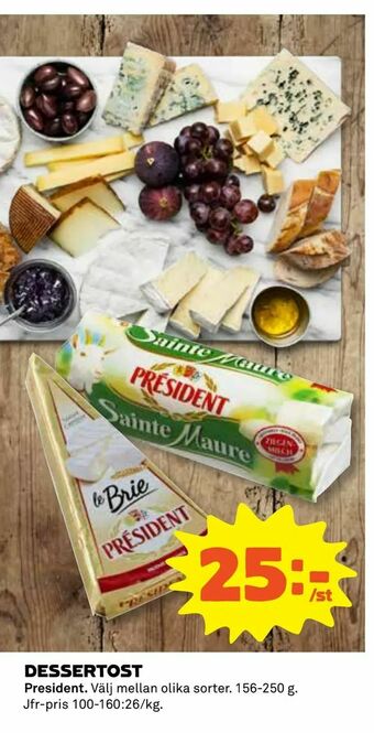 Coop Daglivs Dessertost erbjuda