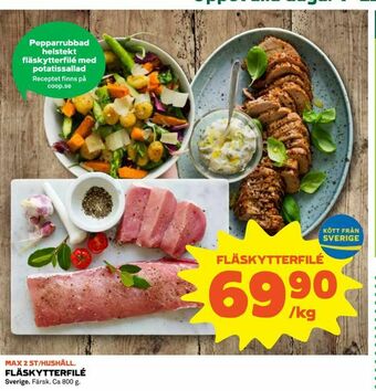 Coop Daglivs Fläskytterfilé erbjuda
