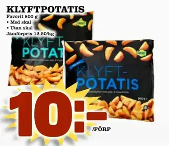 Din Mat Klyftpotatis erbjuda