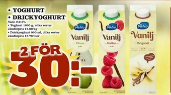 Din Mat Yoghurt • drickyoghurt erbjuda