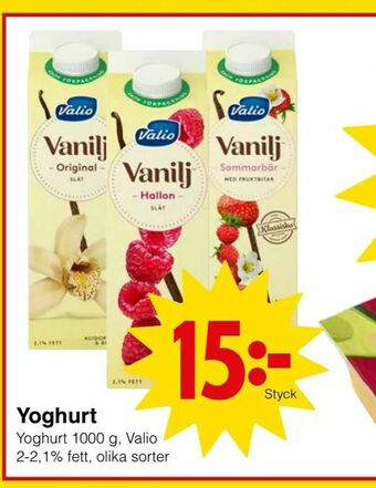 Matöppet Yoghurt erbjuda