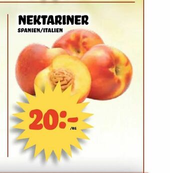Nelins Nektariner erbjuda