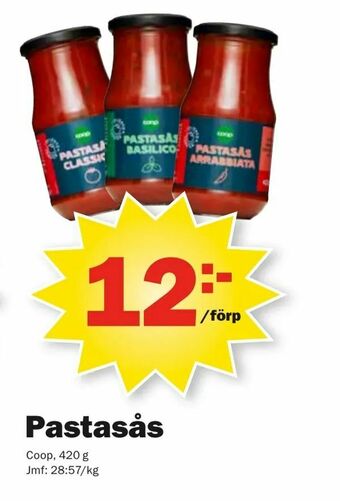 Pekås Pastasås erbjuda