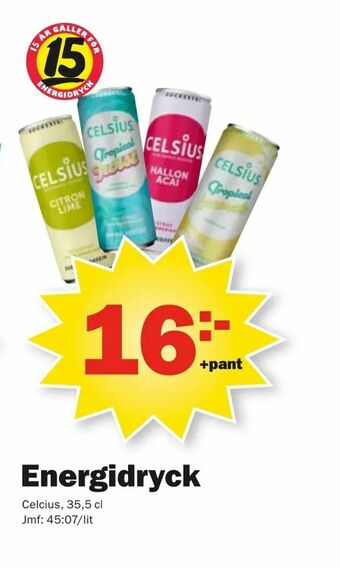 Pekås Energidryck erbjuda