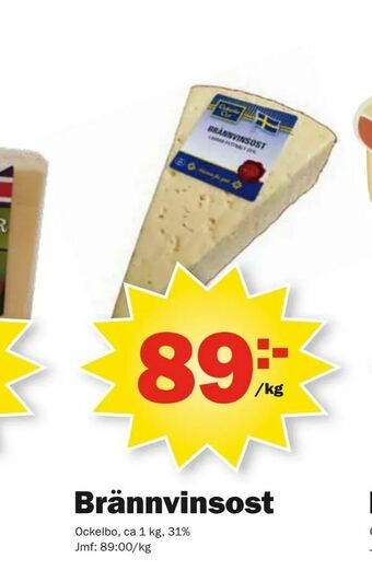 Pekås Brännvinsost erbjuda