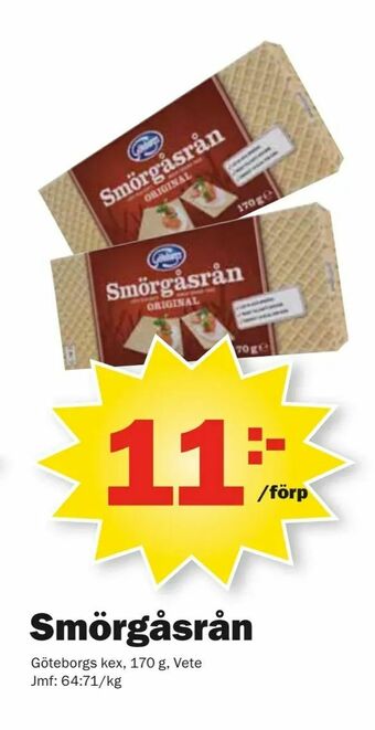 Pekås Smörgåsrån erbjuda