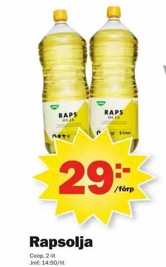 Pekås Rapsolja erbjuda