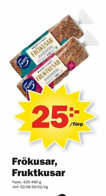 Frökusar, Fruktkusar