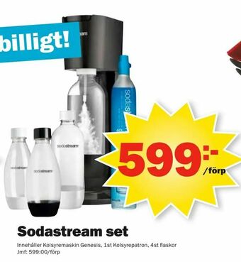 Pekås Sodastream set erbjuda