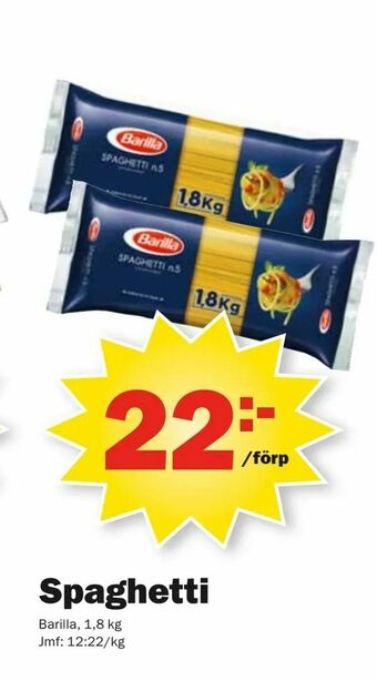 Pekås Spaghetti erbjuda
