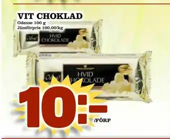 Prisma Mat Vit choklad erbjuda