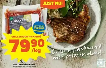 Stora Coop Grillskivor av karré erbjuda