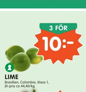 Tempo Lime erbjuda