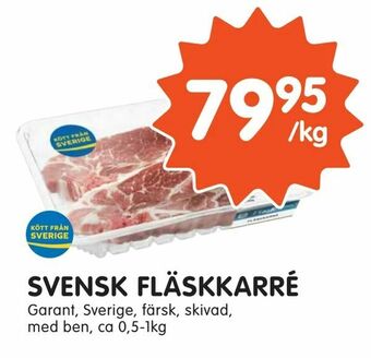 Tempo Svensk fläskkarré erbjuda
