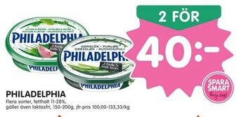 Tempo Philadelphia erbjuda