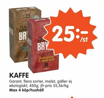 Tempo Kaffe erbjuda