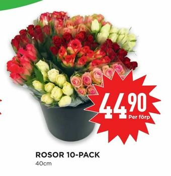 Willys Rosor 10-pack erbjuda