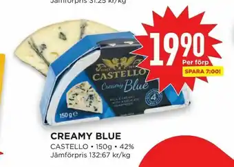 Creamy blue