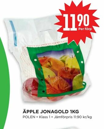 Willys Äpple jonagold 1kg erbjuda