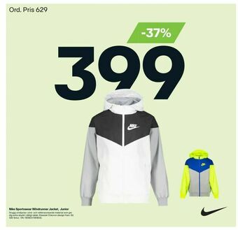 XXL Nike Sportswear Windrunner Jacket, Junior erbjuda