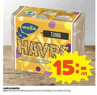 Coop Knäckebröd erbjuda