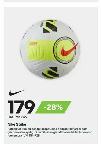 XXL Nike Strike erbjuda