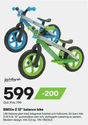 XXL BMXie 2 12" balance bike erbjuda