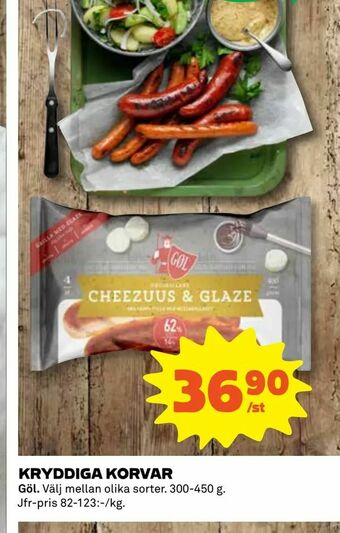 Coop Kryddiga korvar erbjuda