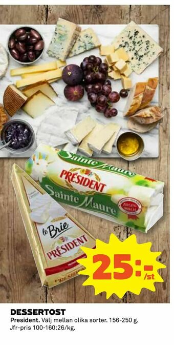 Coop Dessertost erbjuda
