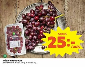 Coop Röda vindruvor erbjuda