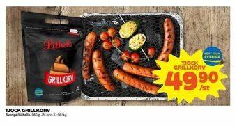 Coop Extra Tjock grillkorv erbjuda