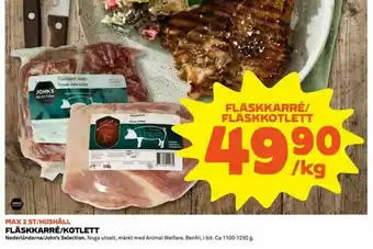 Fläskkarré/ fläskkotlett