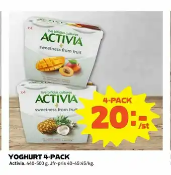 Coop Extra Yoghurt 4-pack erbjuda