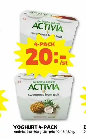 Coop Forum Yoghurt 4-pack erbjuda