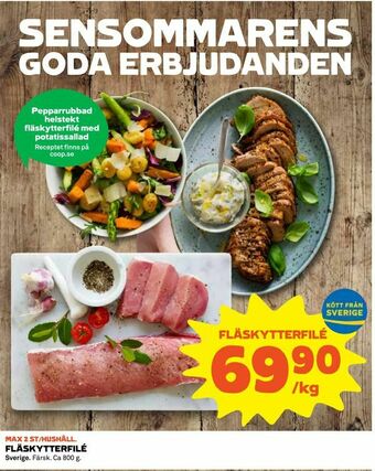 Coop Konsum Fläskytterfilé erbjuda
