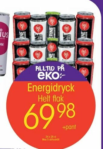 EKO Energidryck erbjuda