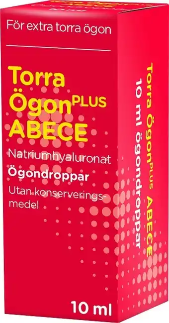 Apotek Hjärtat Abece torra ögon plus 10 ml erbjuda
