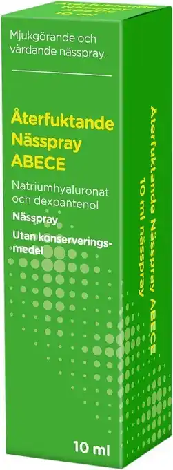 Apotek Hjärtat Abece återfuktande nässpray 10 ml erbjuda