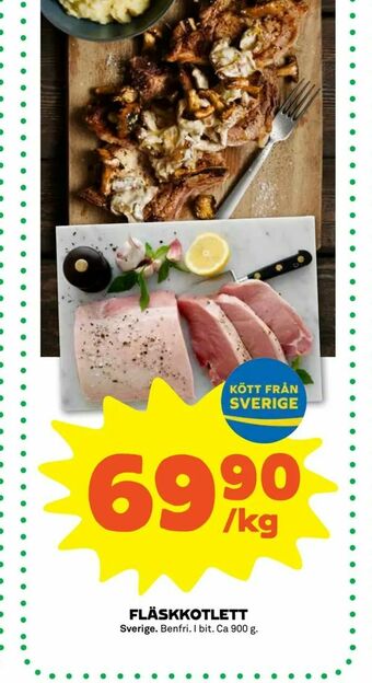 Stora Coop Fläskkotlett erbjuda