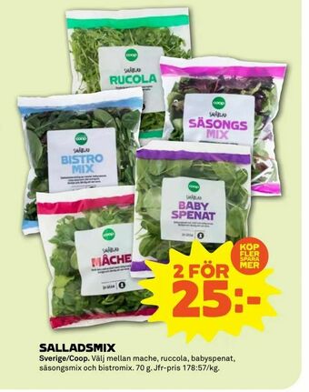 Stora Coop Salladsmix erbjuda