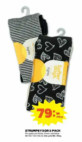 Strumpbyxor 2-pack