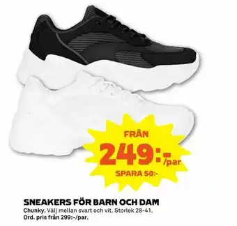 Stora Coop Sneakers för barn och dam erbjuda