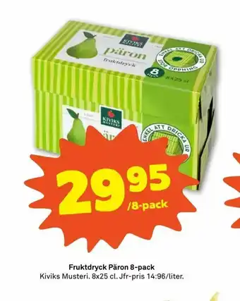 Fruktdryck Päron 8-pack
