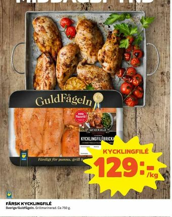 Coop Konsum Färsk kycklingfilé erbjuda