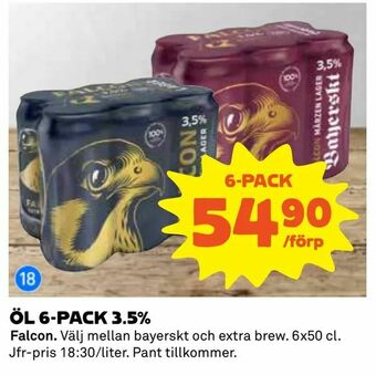 Coop Konsum Öl 6-pack 3,5% erbjuda