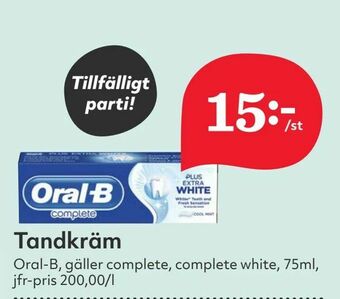 Hemköp Tandkräm erbjuda