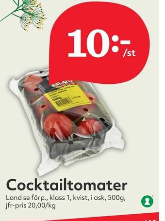 Hemköp Cocktailtomater erbjuda
