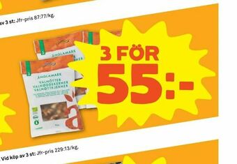 Stora Coop Valnötter naturella erbjuda
