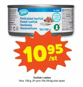 Stora Coop Tonfisk i vatten erbjuda