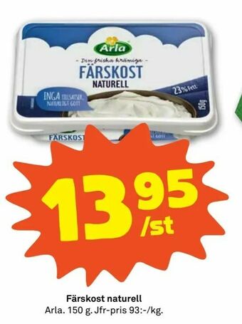 Stora Coop Färskost naturell erbjuda